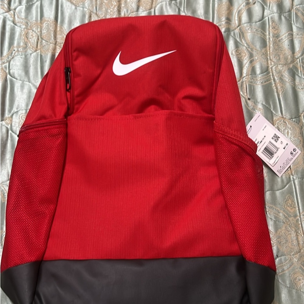 Nike Red and Black Sports Backpack